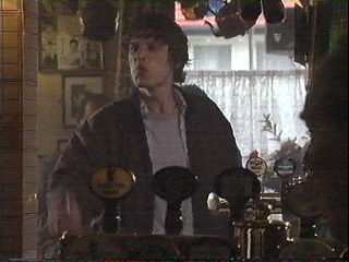Martin Cookson causes trouble in a pub
